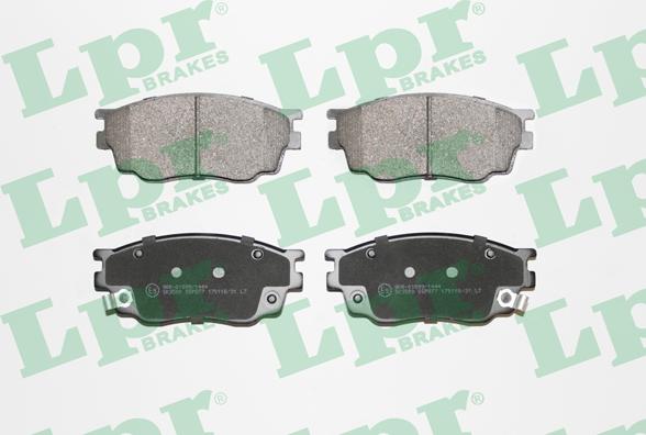 LPR 05P877 - Brake Pad Set, disc brake onlydrive.pro