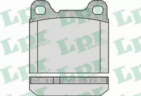 LPR 05P362 - Brake Pad Set, disc brake onlydrive.pro