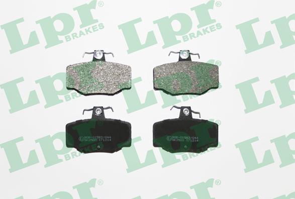 LPR 05P387 - Brake Pad Set, disc brake onlydrive.pro