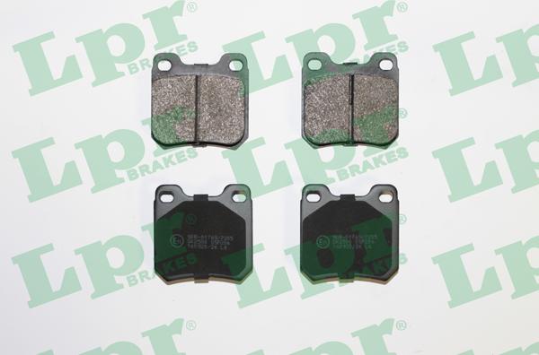 LPR 05P206 - Brake Pad Set, disc brake onlydrive.pro