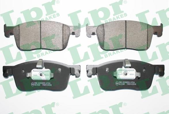 LPR 05P2030 - Brake Pad Set, disc brake onlydrive.pro