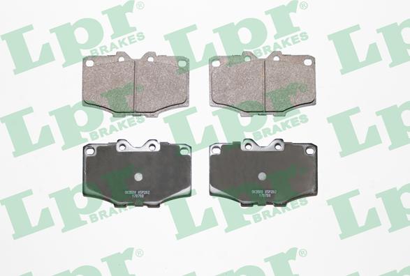 LPR 05P202 - Brake Pad Set, disc brake onlydrive.pro