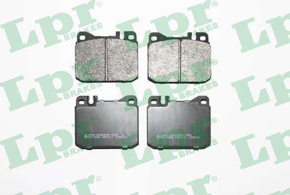 LPR 05P211 - Brake Pad Set, disc brake onlydrive.pro