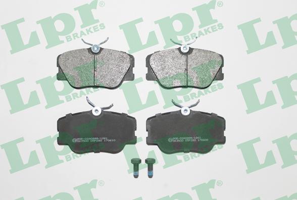 LPR 05P280 - Brake Pad Set, disc brake onlydrive.pro