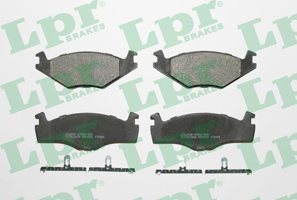 LPR 05P225 - Brake Pad Set, disc brake onlydrive.pro