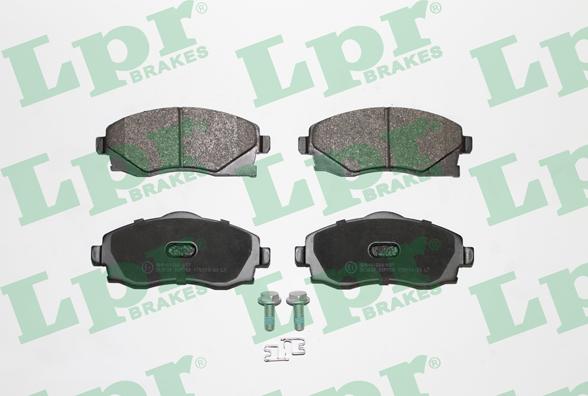 LPR 05P758 - Brake Pad Set, disc brake onlydrive.pro