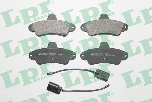 LPR 05P716 - Brake Pad Set, disc brake onlydrive.pro