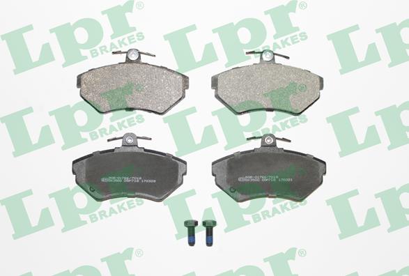 LPR 05P718 - Brake Pad Set, disc brake onlydrive.pro