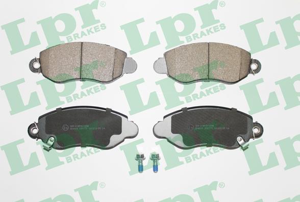 LPR 05P775 - Brake Pad Set, disc brake onlydrive.pro