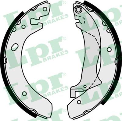 LPR 07510 - Brake Shoe Set onlydrive.pro