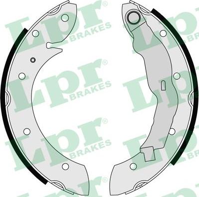 LPR 07135 - Brake Shoe Set onlydrive.pro