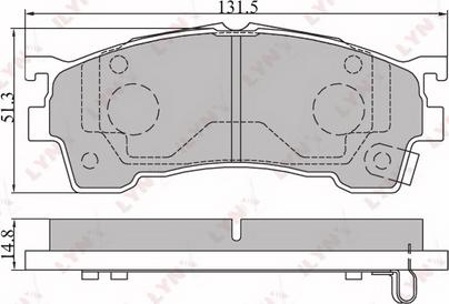 AISIN SN642P - Stabdžių trinkelių rinkinys, diskinis stabdys onlydrive.pro