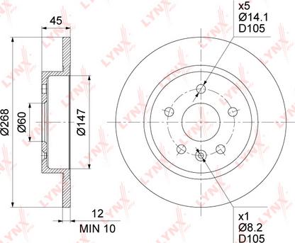 Oyodo 40H0012-OYO - Brake Disc onlydrive.pro