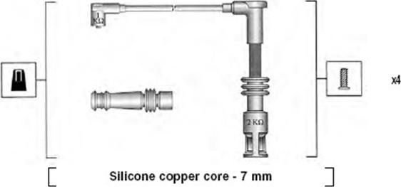 Magneti Marelli 941045430528 - Sytytysjohtosarja onlydrive.pro