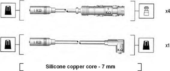 Magneti Marelli 941055050530 - Uždegimo laido komplektas onlydrive.pro