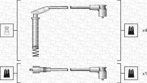 Magneti Marelli 941318111154 - Ignition Cable Kit onlydrive.pro