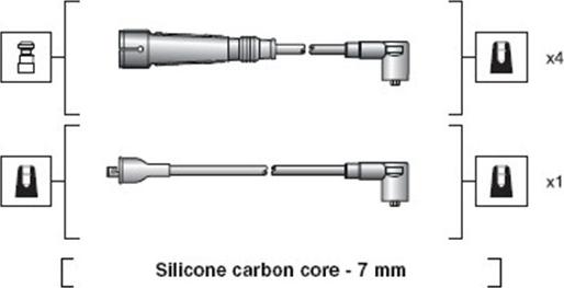 Magneti Marelli 941318111155 - Sytytysjohtosarja onlydrive.pro