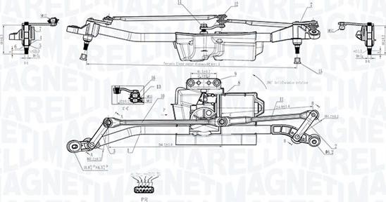 Magneti Marelli 064352403010 - Window Wiper System onlydrive.pro