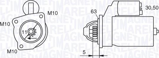 Magneti Marelli 063280036010 - Стартер onlydrive.pro