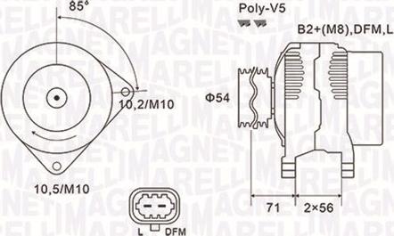 Magneti Marelli 063731960010 - Generaator onlydrive.pro