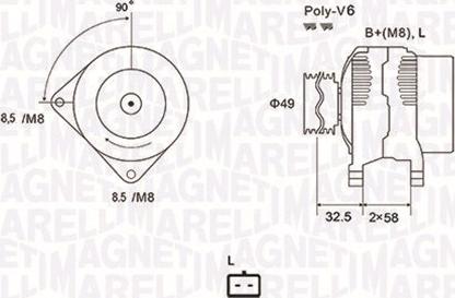 Magneti Marelli 063731627010 - Laturi onlydrive.pro