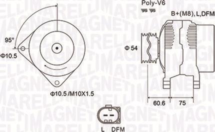 Magneti Marelli 063731757010 - Генератор onlydrive.pro