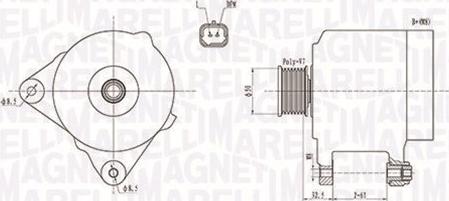 Magneti Marelli 063731768010 - Alternator onlydrive.pro