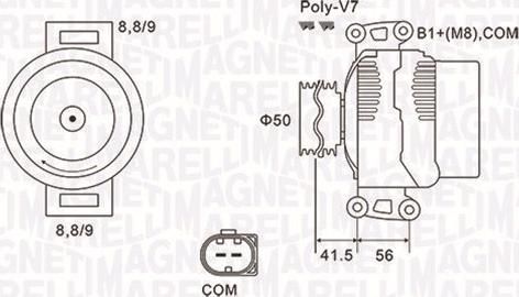 Magneti Marelli 063732108010 - Alternator onlydrive.pro