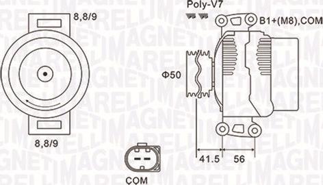 Magneti Marelli 063732108010 - Generaator onlydrive.pro