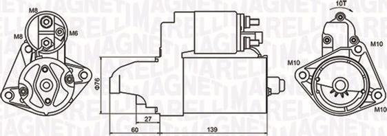 Magneti Marelli 063721050010 - Starter onlydrive.pro