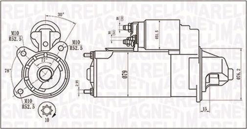 Magneti Marelli 063721396010 - Käynnistinmoottori onlydrive.pro