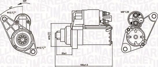 Magneti Marelli 063721330010 - Starter onlydrive.pro