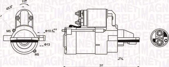 Magneti Marelli 063721246010 - Käynnistinmoottori onlydrive.pro