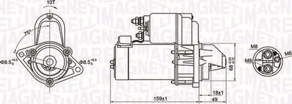 Magneti Marelli 063721257010 - Starteris onlydrive.pro