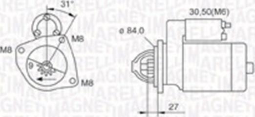 Magneti Marelli 063721203010 - Starter onlydrive.pro