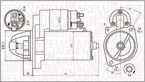 Magneti Marelli 063721202010 - Käynnistinmoottori onlydrive.pro