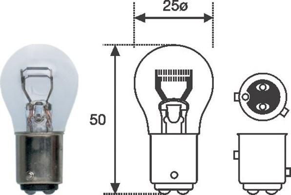 Magneti Marelli 008529100000 - Bulb, stop light onlydrive.pro