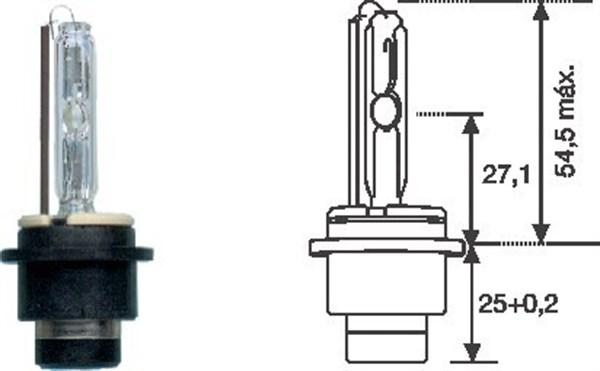 Magneti Marelli 002541100000 - Kvēlspuldze, Tālās gaismas lukturis onlydrive.pro