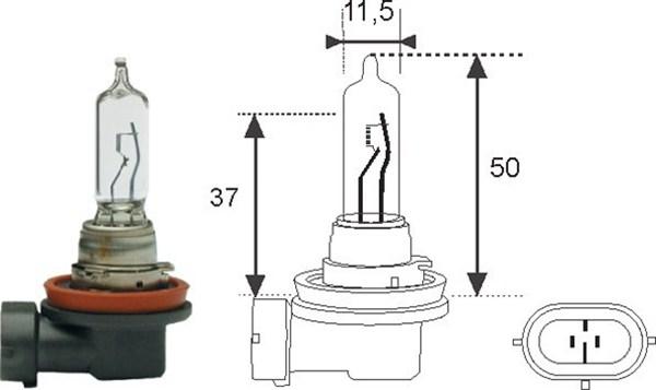 Magneti Marelli 002548100000 - Лампа накаливания, фара дальнего света onlydrive.pro