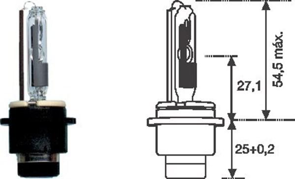 Magneti Marelli 002542100000 - Polttimo, kaukovalo onlydrive.pro