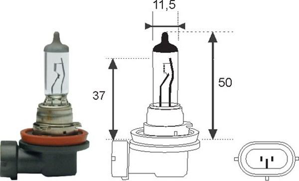 Magneti Marelli 002547100000 - Лампа накаливания, фара дальнего света onlydrive.pro