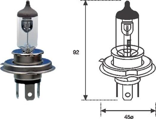 Magneti Marelli 002555100000 - Лампа накаливания, фара дальнего света onlydrive.pro