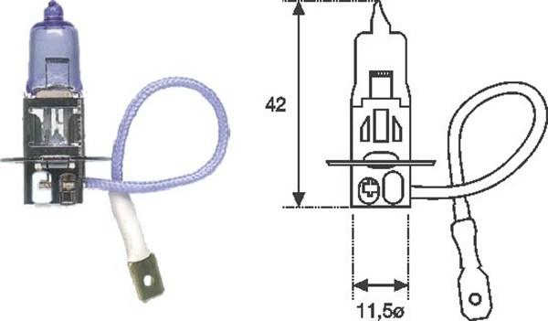 Magneti Marelli 002553100000 - Hehkulankapolttimo, sumuvalo onlydrive.pro