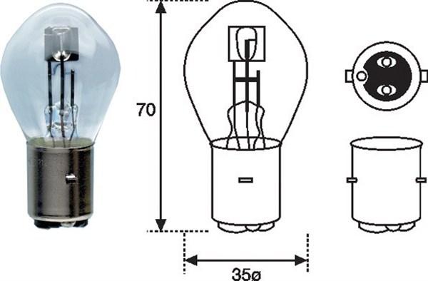 Magneti Marelli 002588200000 - Лампа накаливания, фара дальнего света onlydrive.pro