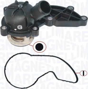 Magneti Marelli 352317003180 - Coolant thermostat / housing onlydrive.pro