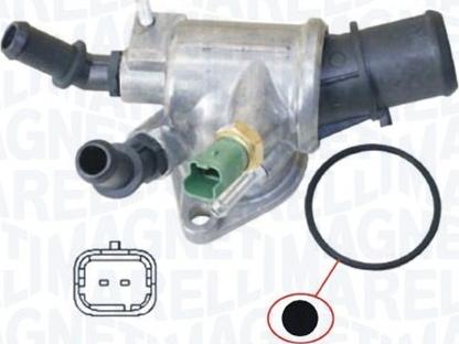 Magneti Marelli 352317100440 - Coolant thermostat / housing onlydrive.pro