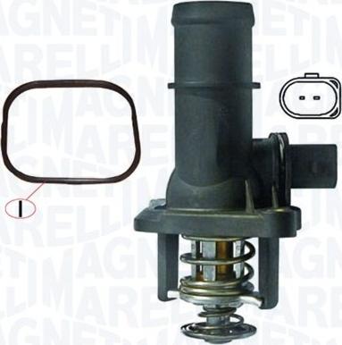 Magneti Marelli 352317101340 - Coolant thermostat / housing onlydrive.pro