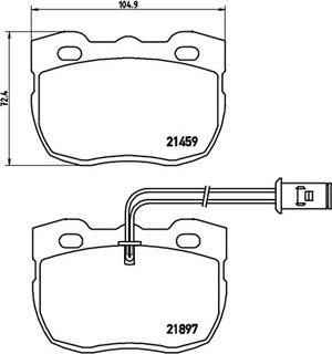 Valeo 302490 - Brake Pad Set, disc brake onlydrive.pro