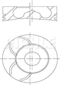 MAHLE 021 58 01 - Piston onlydrive.pro