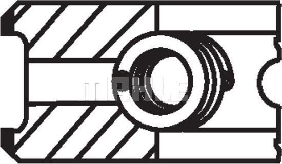MAHLE 022 01 V0 - Piston Ring Kit onlydrive.pro